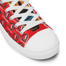 Load image into Gallery viewer, CLASSIC RED Seastorm Apparel® Men’s high top canvas shoes
