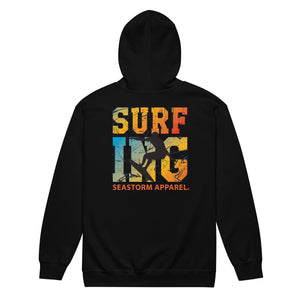 Surfing Seastorm Apparel® Womens heavy blend zip hoodie