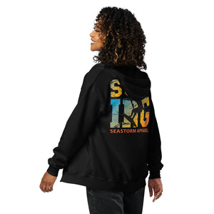 Surfing Seastorm Apparel® Womens heavy blend zip hoodie