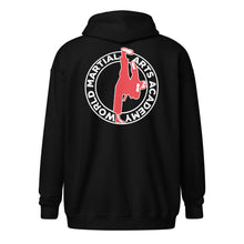 Cargar imagen en el visor de la galería, World Martial Arts Academy Unisex heavy blend zip hoodie
