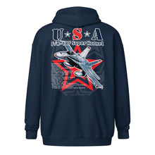 Cargar imagen en el visor de la galería, USA F/A-18 Unisex heavy blend zip hoodie
