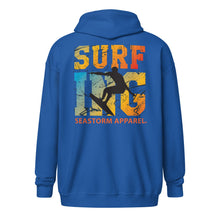 Load image into Gallery viewer, Surfing Seastorm Apparel® Womens heavy blend zip hoodie
