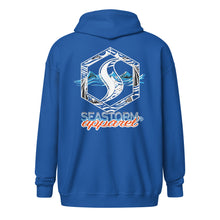 Carregar imagem no visualizador da galeria, SeastormApparel® Surf Logo Men&#39;s heavy blend zip hoodie
