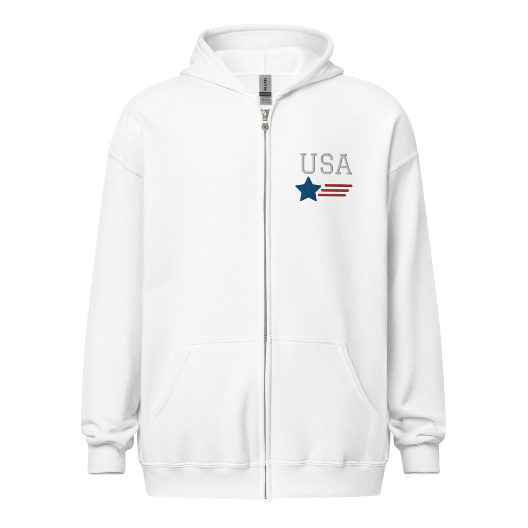 USA F/A-18 Unisex heavy blend zip hoodie