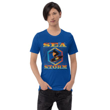 Load image into Gallery viewer, Storm Surfer 2 SeastormApparel® Unisex t-shirt
