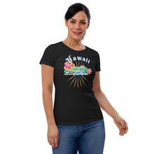Carregar imagem no visualizador da galeria, Hawaii Island Women&#39;s short sleeve t-shirt
