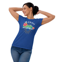 Carregar imagem no visualizador da galeria, Hawaii Island Women&#39;s short sleeve t-shirt
