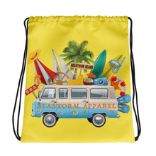 Load image into Gallery viewer, Beach Seastorm Apparel Drawstring bag
