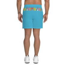 Load image into Gallery viewer, Santa Monica California Men&#39;s Athletic Long Shorts SKY
