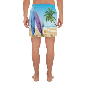 Beach Summer Seastorm Premium Men's Athletic Long Shorts