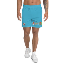 Load image into Gallery viewer, Santa Monica California Men&#39;s Athletic Long Shorts SKY
