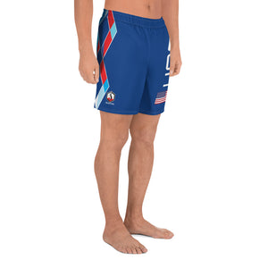 USA Royal Blue - Men's Athletic Long Shorts