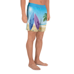 Beach Summer Seastorm Premium Men's Athletic Long Shorts