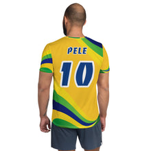 Load image into Gallery viewer, BRAZIL WAVE PELE #10 YELLOW JERSEY
