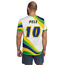 Load image into Gallery viewer, BRAZIL WAVE PELE #10 WHITE JERSEY
