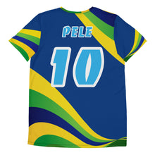 Cargar imagen en el visor de la galería, BRAZIL WAVE PELE #10 BLUE JERSEY
