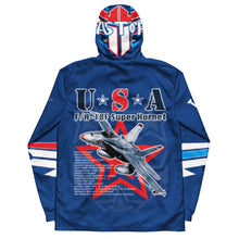 Load image into Gallery viewer, USA Super Hornet Men’s windbreaker
