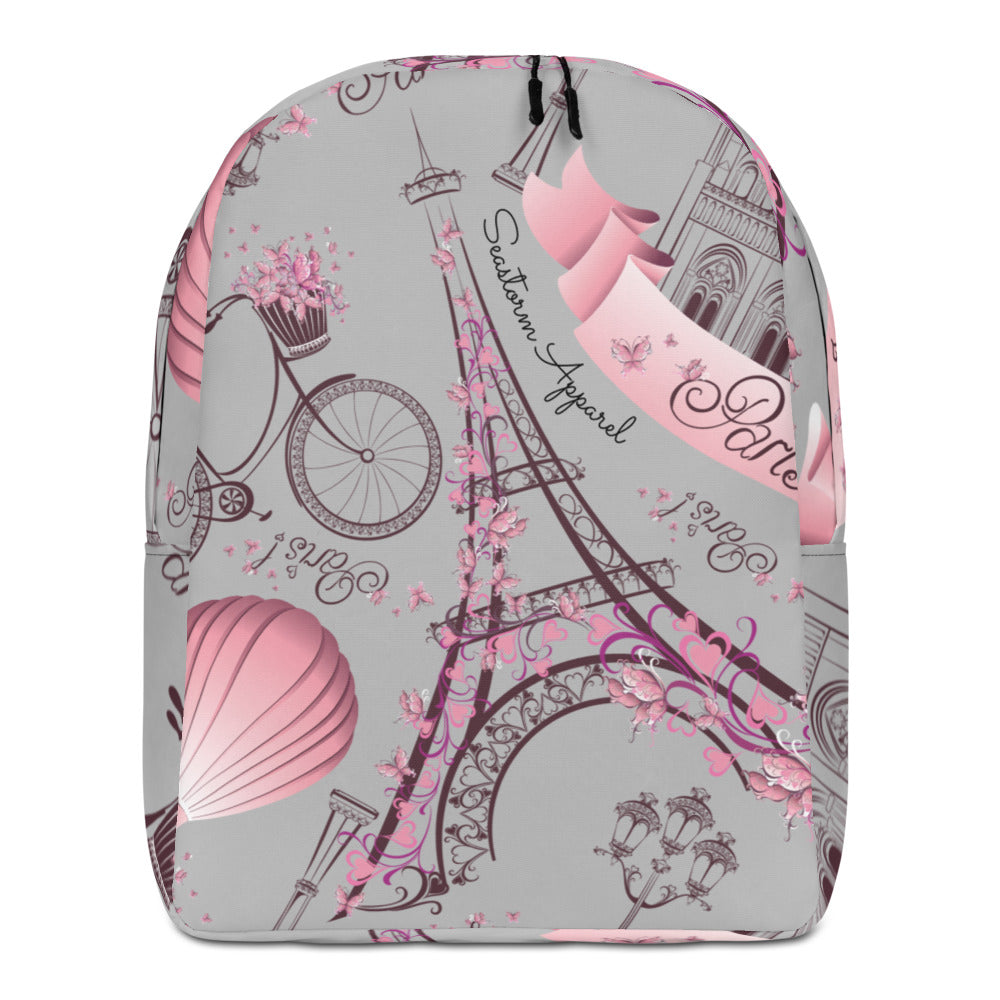 Paris Silver Seastorm Apparel Minimalist Backpack