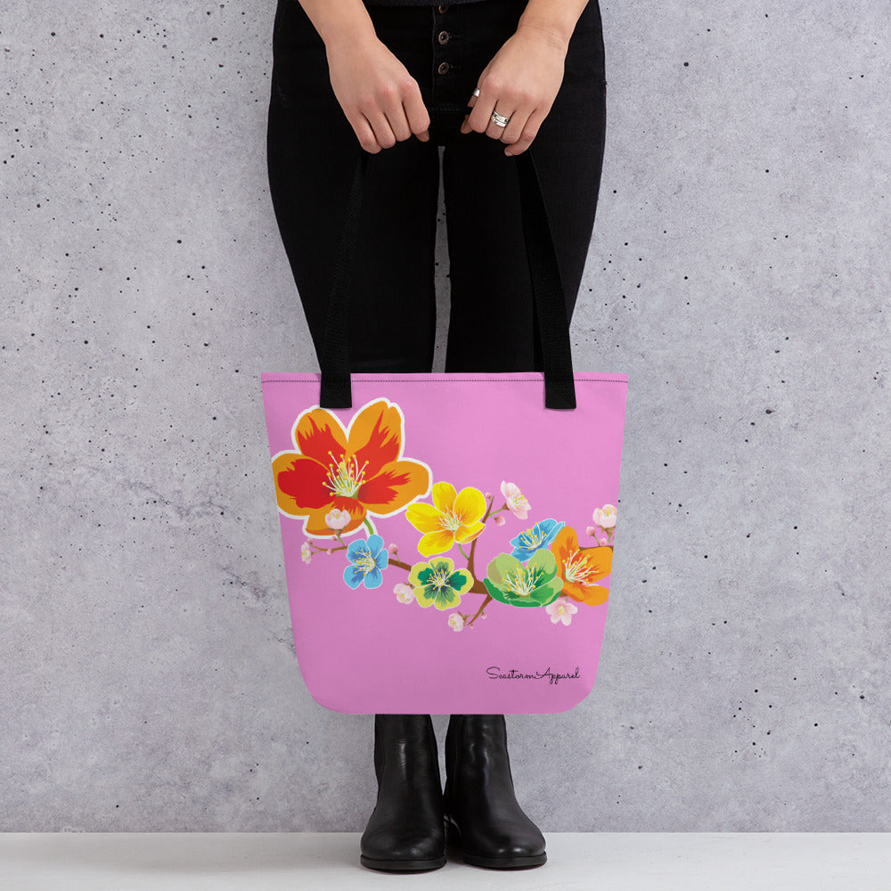 Unique Flower Tote bag