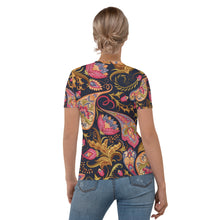 Cargar imagen en el visor de la galería, Seastorm Apparel Wild Paisley Women&#39;s T-shirt

