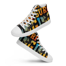 Load image into Gallery viewer, SURFING 91 SeastormApparel® Men’s high top canvas shoes
