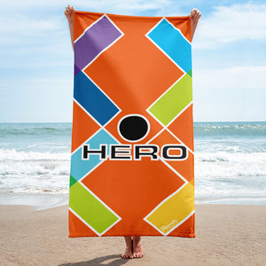 Orange Hero X Towel - Seastorm Apparel Summer Collection
