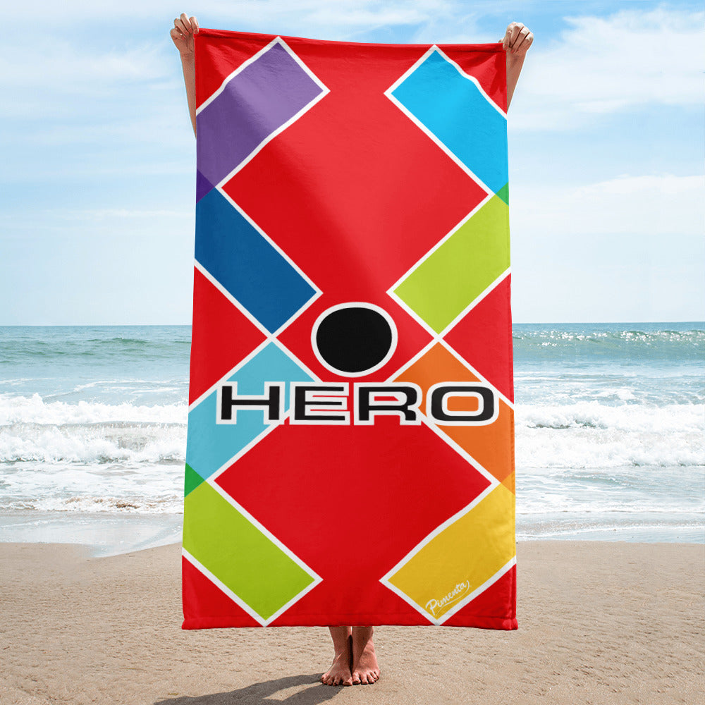 Red Hero X Towel - Seastorm Apparel Summer Collection