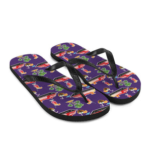 Cruise Purple Flip-Flops - Seastorm Summer Collection