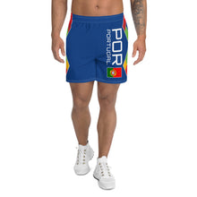 Cargar imagen en el visor de la galería, Portugal Royal Blue - Men&#39;s Athletic Long Shorts
