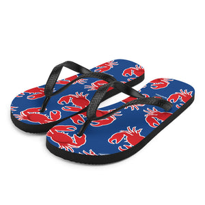 Royal Blue Crab Flip-Flops - Seastorm Apparel Summer Collection