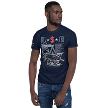 Cargar imagen en el visor de la galería, CORSAIR USA Short-Sleeve Unisex T-Shirt
