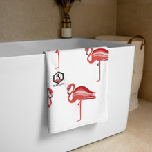 Carregar imagem no visualizador da galeria, White Flamingo Towel - Seastorm Apparel Summer Collection
