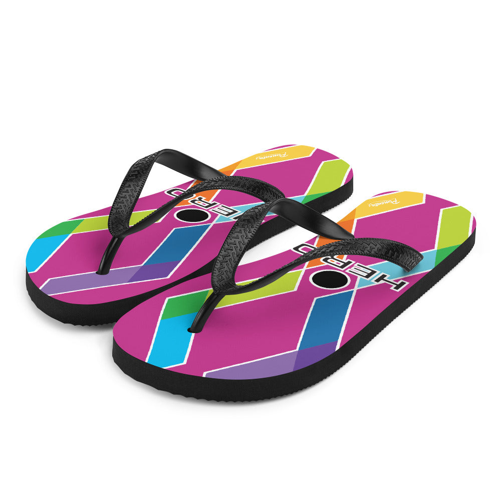 Purple Hero X Flip Flops - Seastorm Apparel Summer Collection