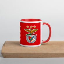 Carregar imagem no visualizador da galeria, Caneca SL Benfica com cor interior
