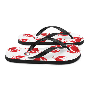 White Crab Flip-Flops - Seastorm Apparel Summer Collection