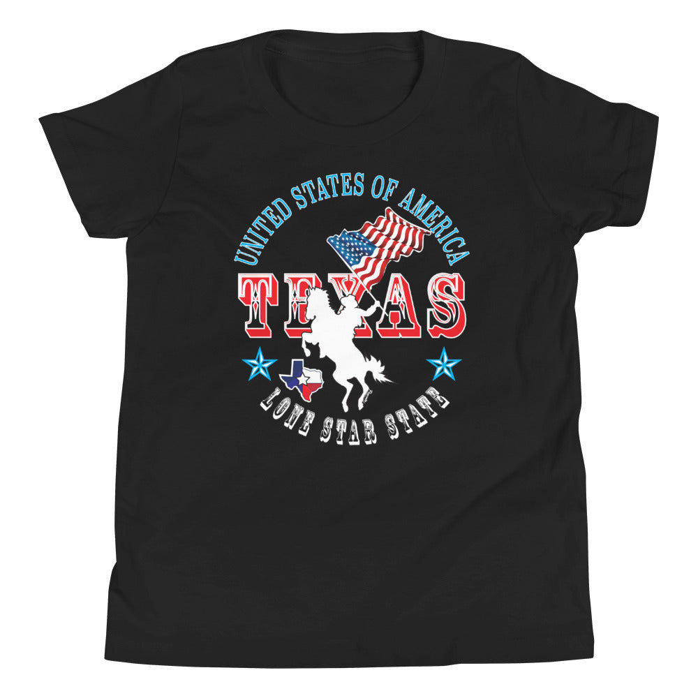 USA Texas Youth Short Sleeve T-Shirt