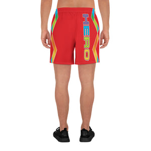 Red Hero X - Men's Athletic Long Shorts