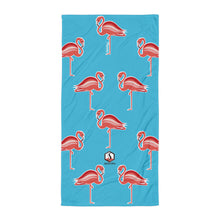 Carregar imagem no visualizador da galeria, Blue Flamingo Towel - Seastorm Apparel Summer Collection
