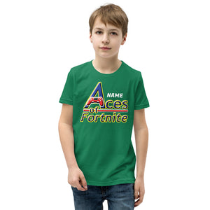 Aces of Fortnite Youth Short Sleeve T-Shirt