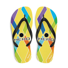Load image into Gallery viewer, Yellow Hero X Flip Flops - Seastorm Apparel Summer Collection
