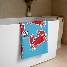 Cargar imagen en el visor de la galería, Blue Crab Towel - Seastorm Apparel Summer Collection
