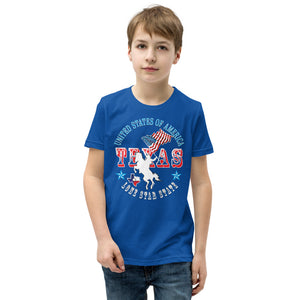 USA Texas Youth Short Sleeve T-Shirt