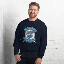 Load image into Gallery viewer, Greatest Father Greatest Fisherman Unisex Sweatshirt
