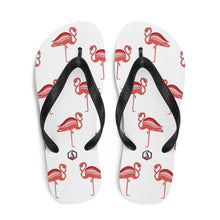 Cargar imagen en el visor de la galería, White Flamingo Flip-Flops - Seastorm Apparel Summer Collection
