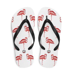White Flamingo Flip-Flops - Seastorm Apparel Summer Collection