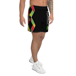 Portugal Black - Men's Athletic Long Shorts