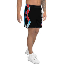 Load image into Gallery viewer, USA Black - Men&#39;s Athletic Long Shorts

