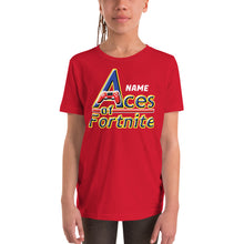 Cargar imagen en el visor de la galería, Aces of Fortnite Youth Short Sleeve T-Shirt
