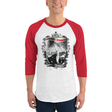 Load image into Gallery viewer, Seastorm Shark Hero 3/4 sleeve raglan shirt
