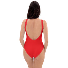 Cargar imagen en el visor de la galería, Red SurfHero One-Piece Swimsuit - Seastorm Summer Collection
